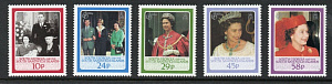Южная Георгия, 1986, Юбилей Королевы, 5 марок